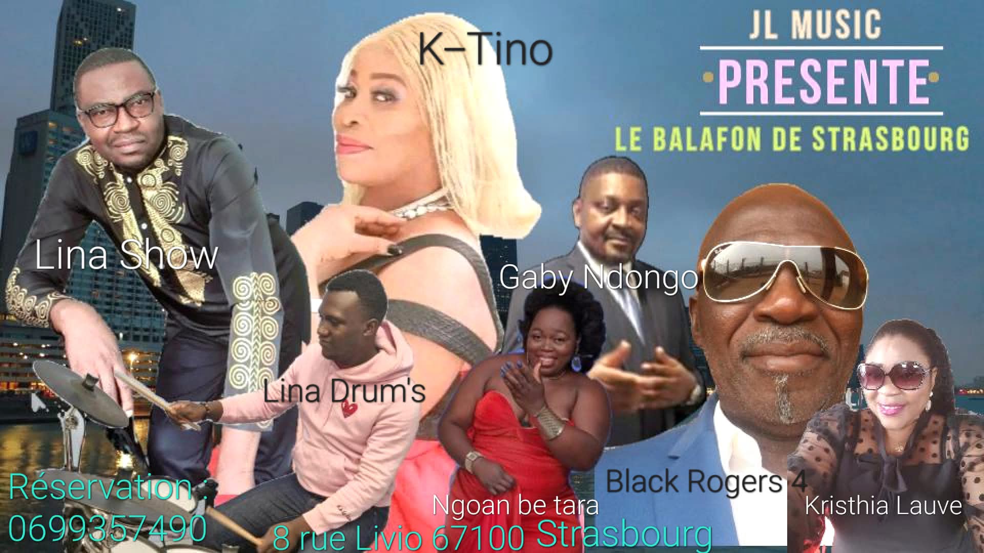 l'affiche du balafon d starsbourg 3ème edition